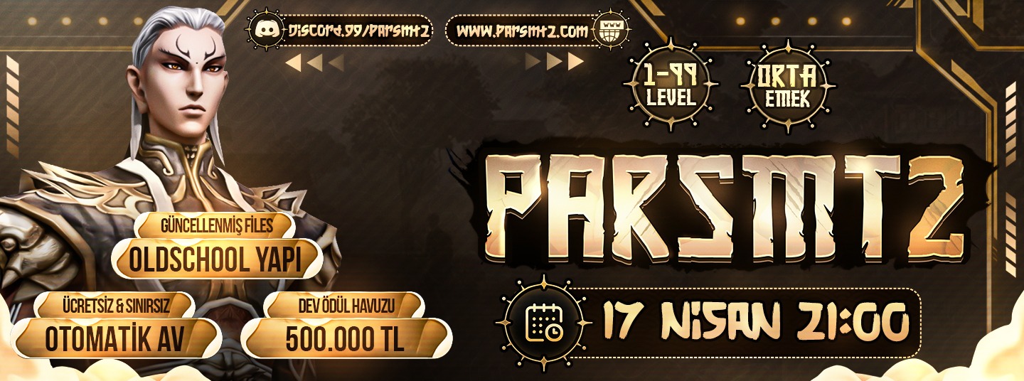 ParsMt2 1-99 OldSchool PvP Metin2 SERVER