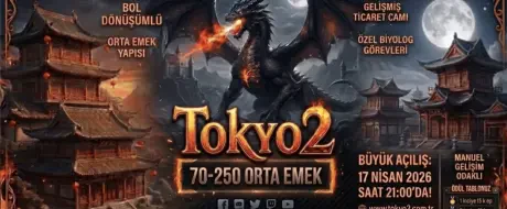 Tokyo2 - 70-250 Bol Dönüşümlü Metin2 PVP Server