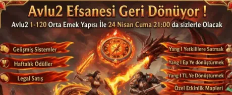 Avlu Mt2 1-120 Legal Satışlı Ücretsiz Oto Avlı Balık Botlu PvP Server