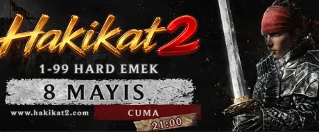 Hakikat Mt2 1-99 Hard Emek 8 Mayıs Açılış Nesne Marketsiz Saf Emek Sunucusu