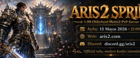 Aris2 Spring - 1-99 Oldschool Metin2 PvP Server
