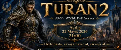 Turan2 - 98-99 WS’lik Yeni Nesil Metin2 PvP Server